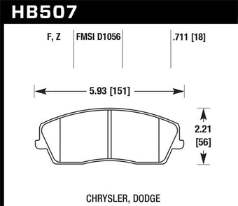 compare product Hawk HPS 5.0 Street Brake Pads