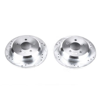 compare product Power Stop 93-98 Jeep Grand Cherokee Rear Evolution Drilled & Slotted Rotors - Pair
