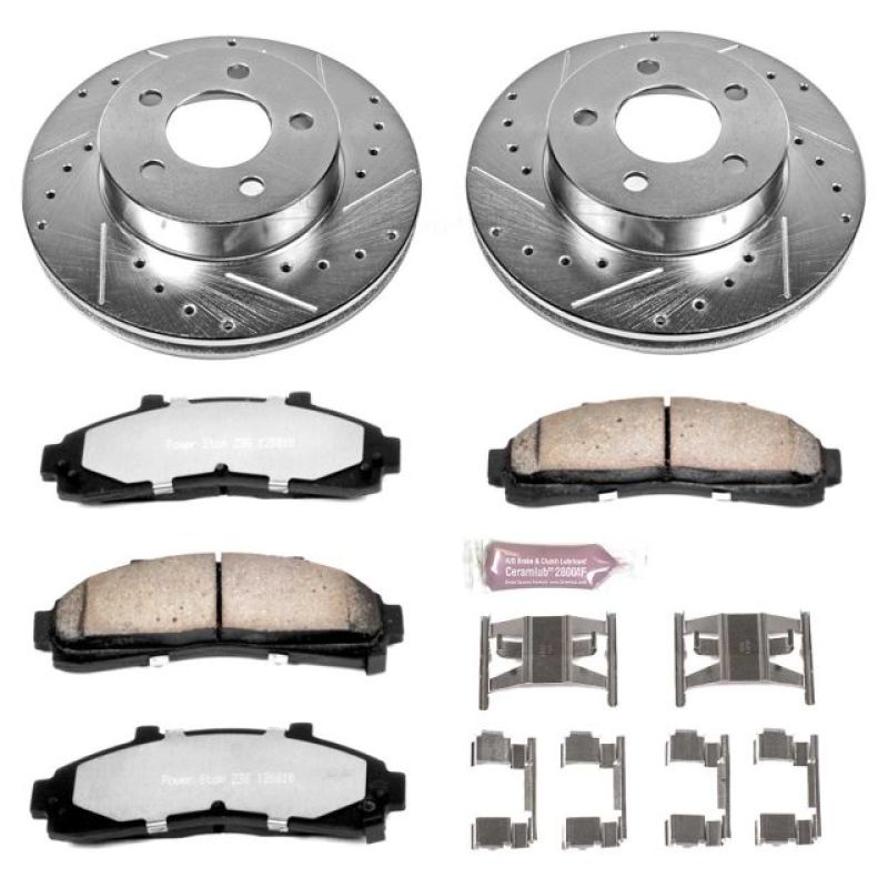 Power Stop 95 - 01 Ford Explorer Front Z36 Truck & Tow Brake Kit - My Store