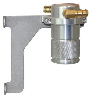 compare product Moroso 12-18 Jeep 3.6L JK Air/Oil Separator Catch Can - Small Body - Billet Aluminum