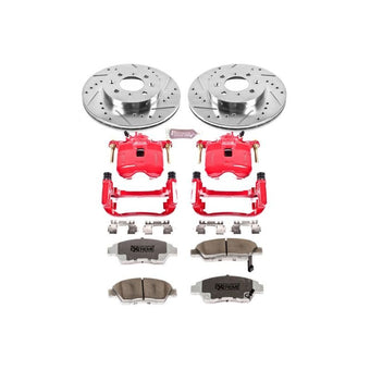 compare product Power Stop 03-05 Honda Civic Front Z26 Street Warrior Brake Kit w/Calipers