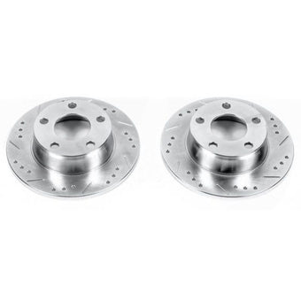 compare product Power Stop 99-04 Audi A6 Quattro Rear Evolution Drilled & Slotted Rotors - Pair
