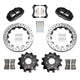 Wilwood 89 - 02 Nissan Skyline Superlite 4R Rear BBK w/ 13.50in Diameter D/S Rotor - Black - My Store