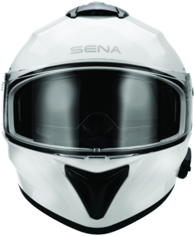 Sena Technologies Outforce Full Face Bluetooth Helmet Glossy White - Large - My Store