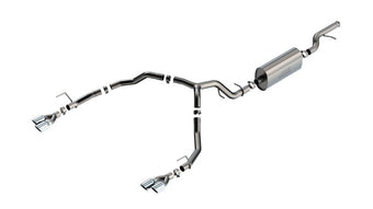 compare product Borla 21-22 Chevrolet Tahoe 5.3L V8 2/4WD 4DR 3.00in/2.75in Touring Cat-Back Exhaust w/ Chrome Tips