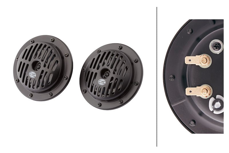 Hella Supertone Horn Kit 12V 310/380HZ HTone Black - My Store