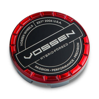 compare product Vossen Billet Sport Cap - Large - Hybrid Forged - Vossen Red