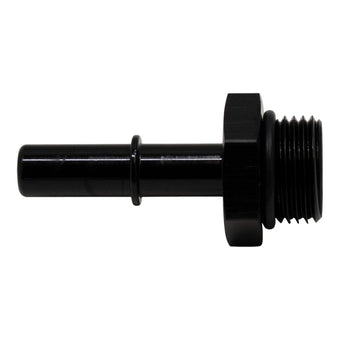 compare product DeatschWerks 8AN ORB Male to 3/8in Male EFI Quick Connect Adapter - Anodized Matte Black