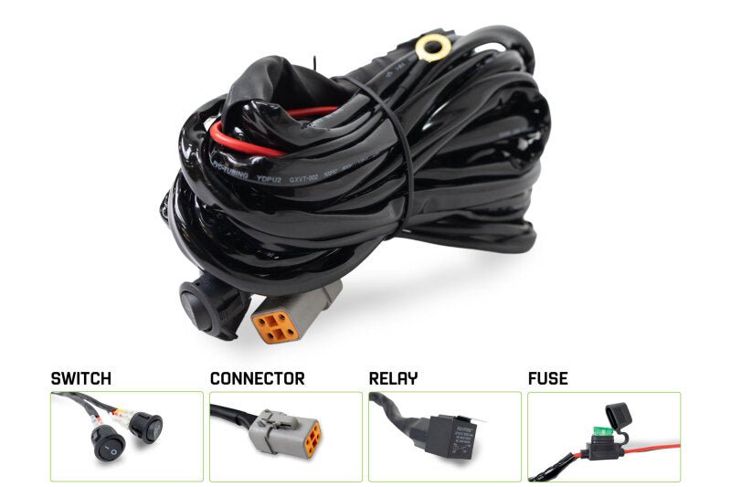 DV8 Offroad 40 AMP DTP 4 - Pin Halo Light Harness - My Store