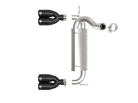 aFe Rebel Series 2.5in 409 SS Axle - Back Exhaust System Black 07 - 18 Jeep Wrangler (JK) V6 - 3.6L/3.8L - My Store