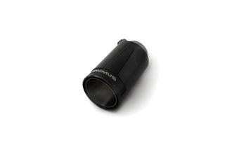 compare product Remus Stainless Steel 98mm Black Chrome Straight w/Carbon Insert Tail Pipe (Single)