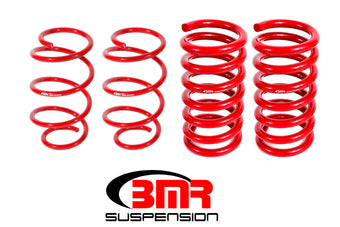 compare product BMR 15-17 S550 Mustang Drag Version Lowering Springs (Set Of 4) - Red