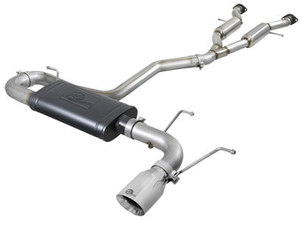 compare product aFe Large Bore HD 3in 304 SS Cat-Back Exhaust w/ Polished Tips 14-19 Jeep Grand Cherokee V6-3.6L