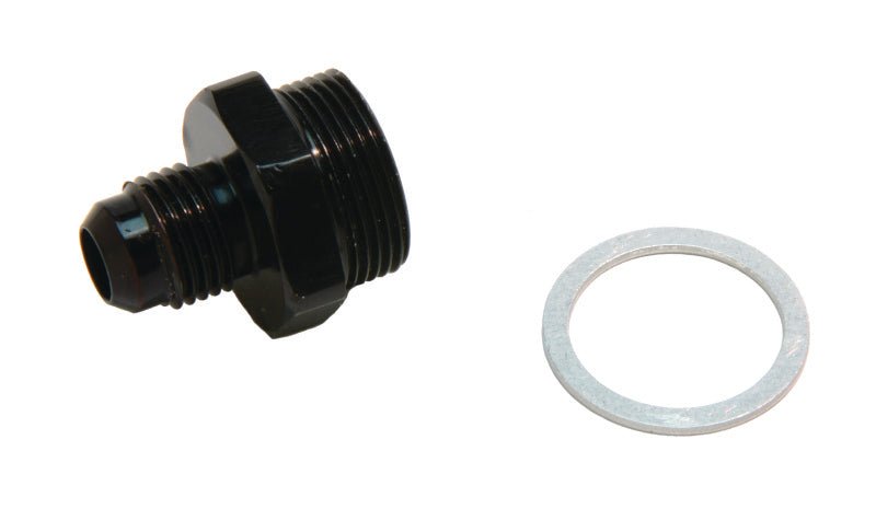 Aeromotive AN - 06 Holley Carb 7/8in x 20 Thread Dual Feed Bowl Adapter Fitting - My Store