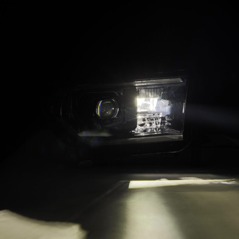 AlphaRex 07 - 13 Toyota Tundra / 08 - 17 Sequoia LUXX - Series LED Proj HL Blk w/Actv Lgt Seq. Sig + DRL - My Store