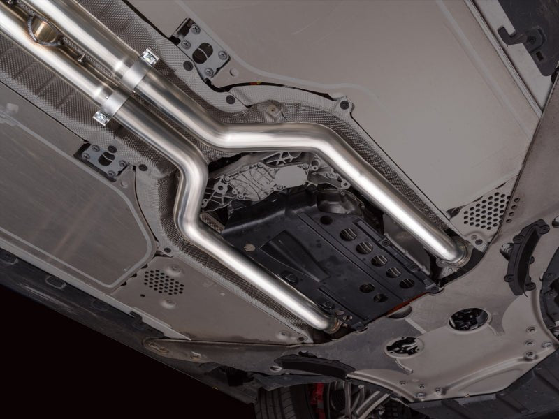 AWE Tuning BMW G90/G99 M5 Track Edition Cat - Back Exhaust - Chrome Silver Tips - My Store