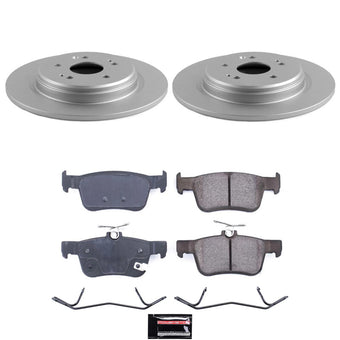 compare product Power Stop 19-24 Acura RDX Rear Z17 Coated Brake Kit