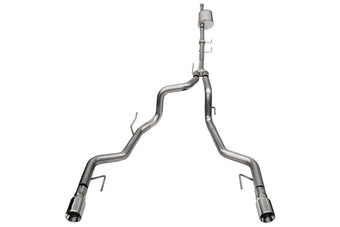 compare product Corsa 2021-2025 Ford F-150 SuperCrew/5.5ft Bed 3.5L V6 Sport Cat-Back Dual Rear Exit-Polished