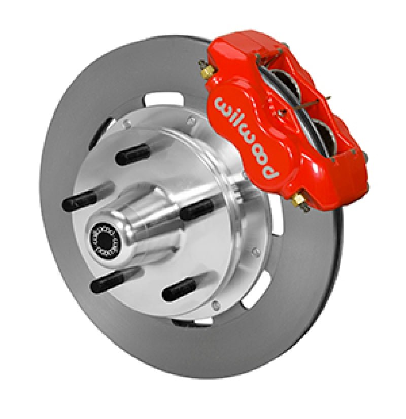 Wilwood Forged Dynalite Front Kit 19.00in Plain Rotor Red WWE ProSpindle (5x5.00in Hub) - My Store