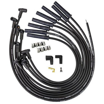 compare product Moroso GM BBC 366-454 HEI-Style w/o Coil In Cap Ultra 40 8.5mm Multi-Angle Spark Plug Wire Set - Blk