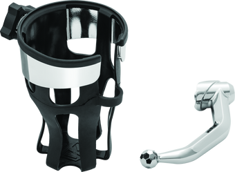 compare product Kuryakyn Reflex Drink Holder Honda Goldwing DCT Handlebar Left Side Mount Chrome