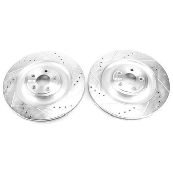 compare product Power Stop 14-19 Jaguar F-Type Rear Evolution Drilled & Slotted Rotors - Pair
