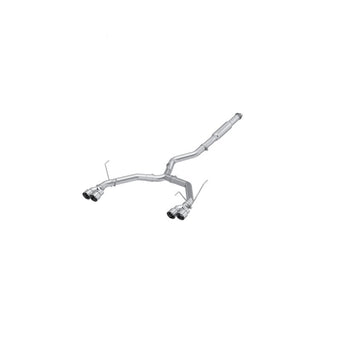 compare product MBRP 2022+ Subaru WRX 3in Cat-Back Dual Split Rear Quad Tips Race Profile Exhaust