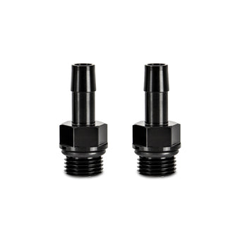 compare product Mishimoto 2pcs M16x1.5 3/8in Aluminum Catch Can Fitting Black