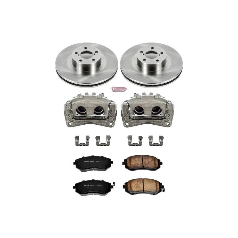 Power Stop 05 - 06 Saab 9 - 2X Front Autospecialty Brake Kit w/Calipers - My Store