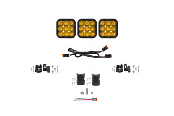compare product Diode Dynamics SS5 Sport Universal CrossLink 3-Pod Lightbar - Yellow Driving