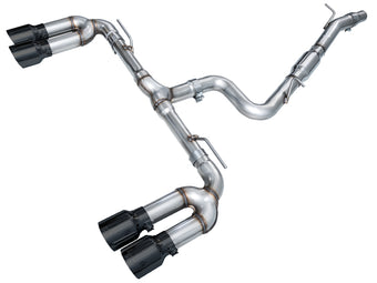 compare product AWE Tuning 22-24 Audi 8Y S3 Track Edition Exhaust - Diamond Black Tips