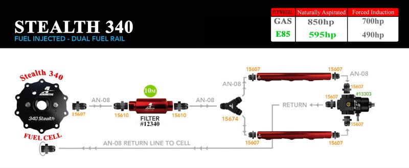 Aeromotive 15g 340 Stealth Fuel Cell - My Store