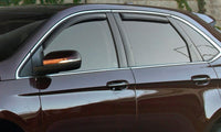 AVS 08 - 14 Jeep Liberty Ventvisor In - Channel Front & Rear Window Deflectors 4pc - Smoke - My Store