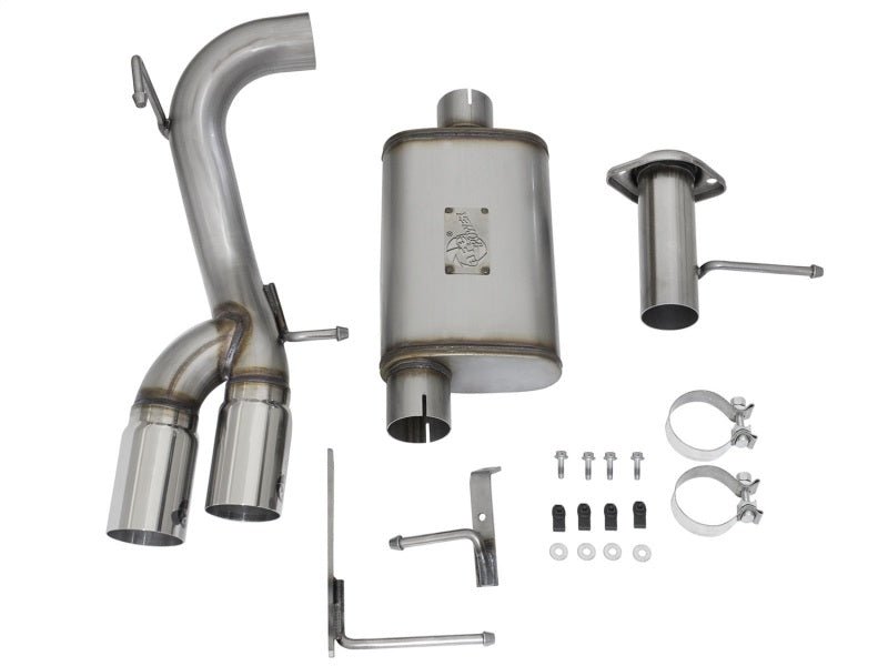 aFe Rebel Series CB 3in Middle Side Exit SS Exht w/Polish Tips 15 - 17 Chevy Colorado / GMC Canyon - My Store