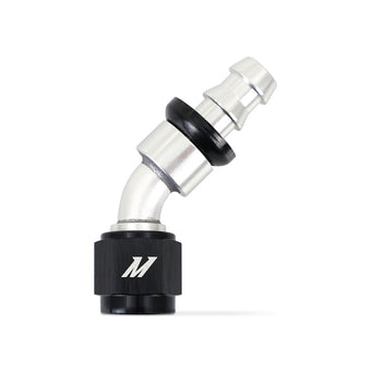 compare product Mishimoto 45 Degree Push Lock Fitting - 6AN