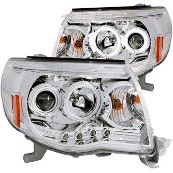 compare product ANZO 2005-2011 Toyota Tacoma Projector Headlights w/ Halos Chrome