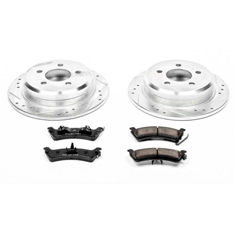 Power Stop 93 - 98 Jeep Grand Cherokee Rear Z23 Evolution Sport Brake Kit - My Store