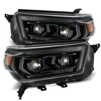 AlphaRex 10 - 13 Toyota 4Runner LUXX LED Proj Headlights Plank Style Alpha Black w/Seq Signal/DRL - My Store