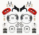Wilwood Dynapro 6 Front Hub Kit 12.19in Red 69 - 70 Impala Drum/Disc 69 - 82 Vette - My Store
