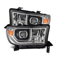 AlphaRex 07 - 13 Toyota Tundra / 08 - 17 Sequoia LUXX LED Proj HL Chrome w/Actv Light / Seq. Sig + DRL - My Store
