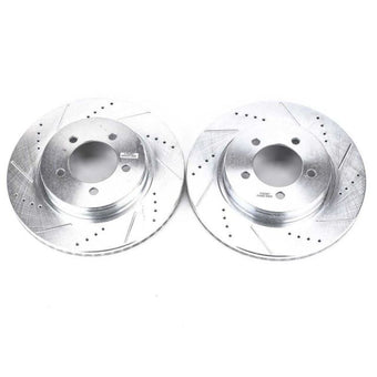 compare product Power Stop 02-05 Ford Explorer Front Evolution Drilled & Slotted Rotors - Pair