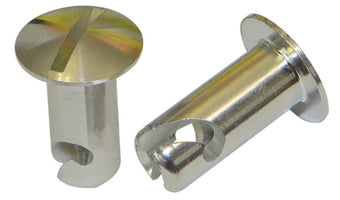 compare product Moroso Quick Fastener - Oval Head - 5/16in x .550in - Aluminum - 10 Pack