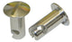 Moroso Quick Fastener - Oval Head - 5/16in x .550in - Aluminum - 10 Pack - My Store
