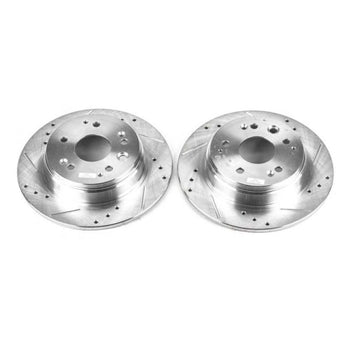 compare product Power Stop 99-03 Acura TL Rear Evolution Drilled & Slotted Rotors - Pair