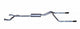 Gibson 04 - 09 Nissan Titan LE 5.6L 2.5in Cat - Back Dual Split Exhaust - Black Elite - My Store