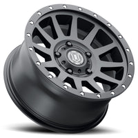 ICON Compression 17x8.5 5x150 25mm Offset 5.75in BS 110.1mm Bore Satin Black Wheel - My Store