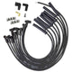 Moroso Ford 351C HEI - Style Cap Ultra 350 8mm Multi - Angle Boot Ignition Spark Plug Wire Set - Black - My Store