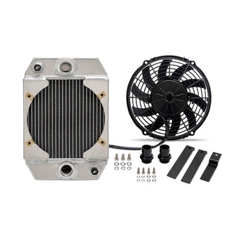 compare product Mishimoto Universal Drag Race Performance Aluminum Radiator - Natural