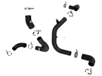 aFe BladeRunner 15 - 20 VW GTI (MKVII) L4 - 2.0L (t) Aluminum Hot and Cold Charge Pipe Kit Black - My Store