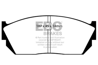 compare product EBC 82-84 Honda Civic Hatchback 1.3 (5 Speed) Ultimax2 Front Brake Pads